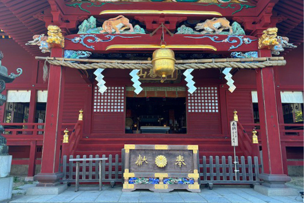 武蔵御嶽神社の拝殿